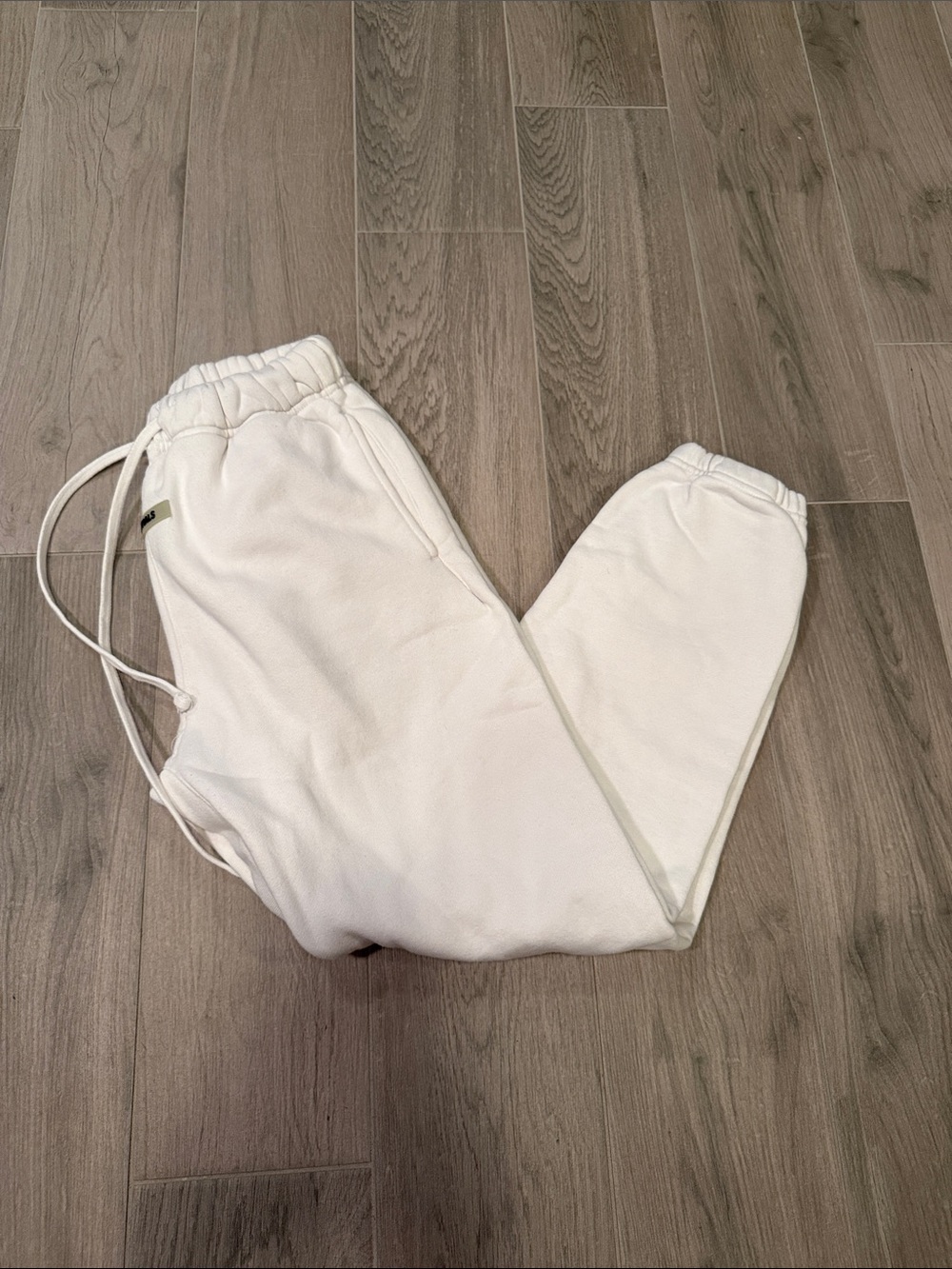 Essentials Men’s White Sweatpants Size S
